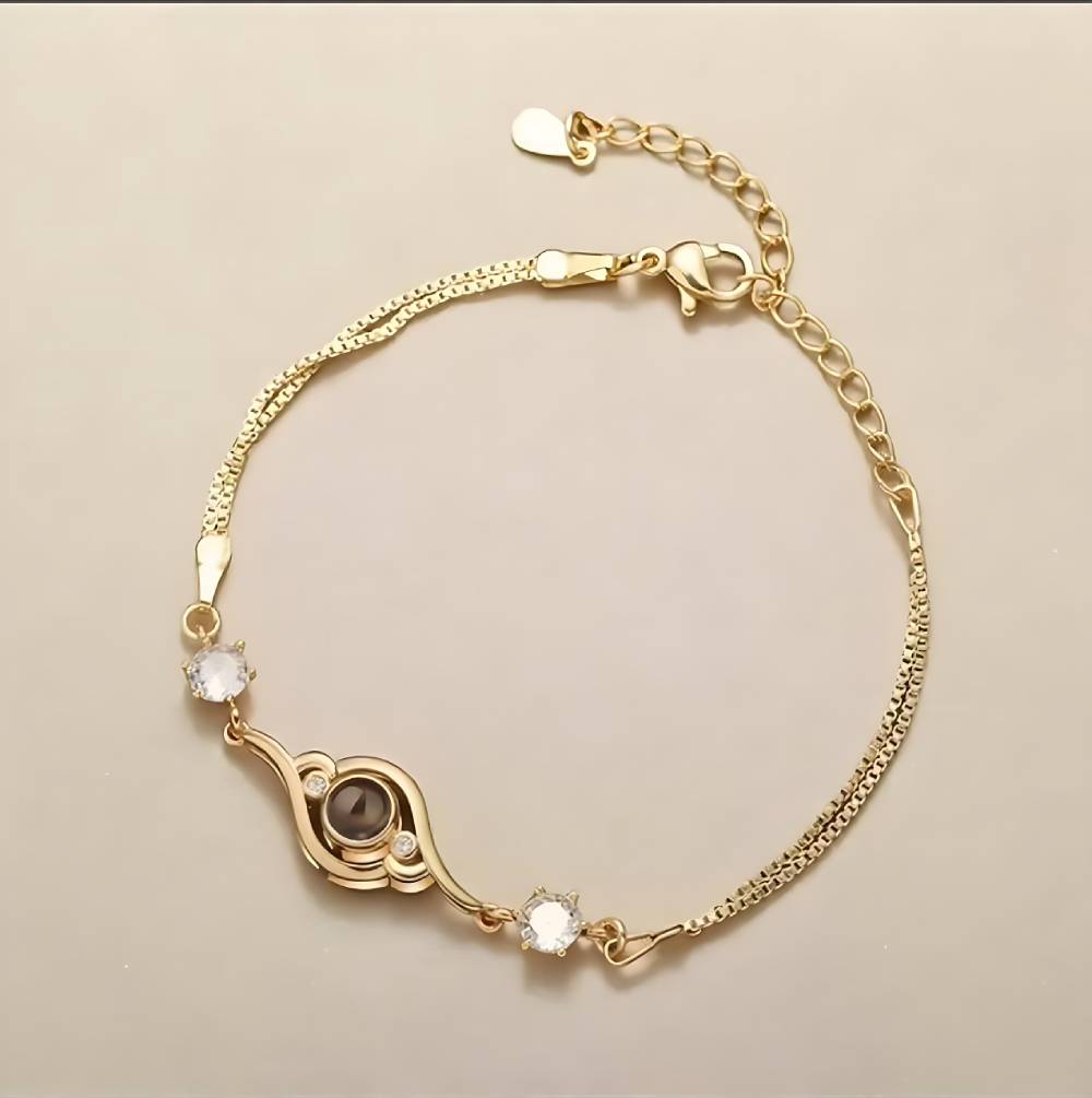 Personalisiertes Angel Eyes Fotoarmband