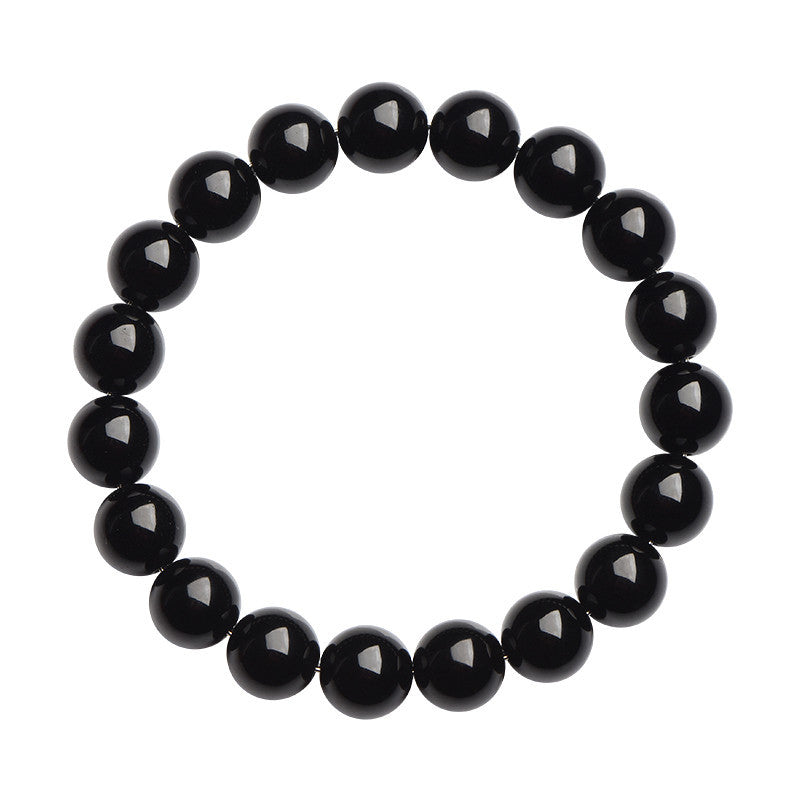 [Love Lucky] Natürliches Obsidian-Armband – Ultimativer Schutz gegen negative Energie | Vulkanglas zum Schutz und zur Erdung