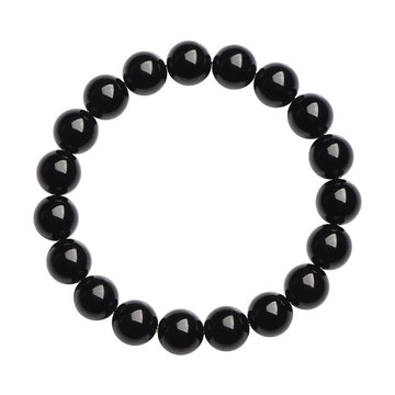 [Love Lucky] Natürliches Obsidian-Armband – Ultimativer Schutz gegen negative Energie | Vulkanglas zum Schutz und zur Erdung