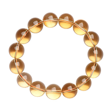 [Love Lucky] Natürliches Citrin-Armband 