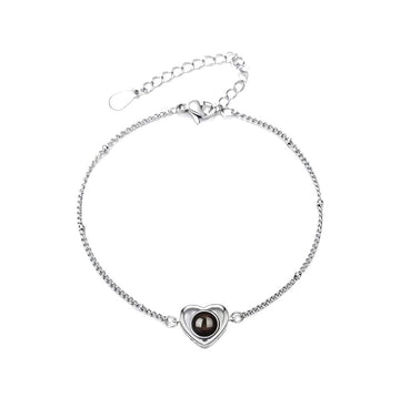 Personalisiertes Herz-Fotoarmband