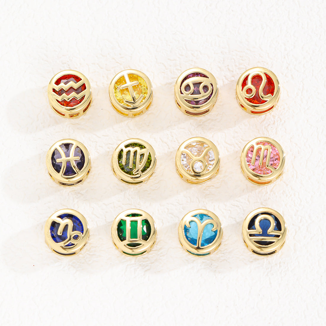 Double-sided hollow Virgo necklace