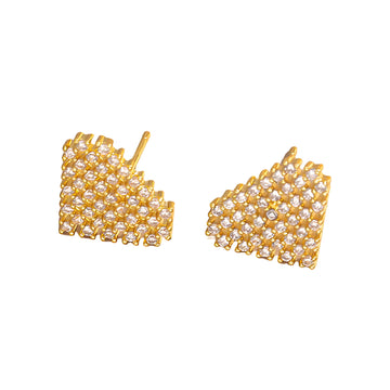 [Love Lucky]Leichte Luxus-Ohrstecker mit Diamanten 