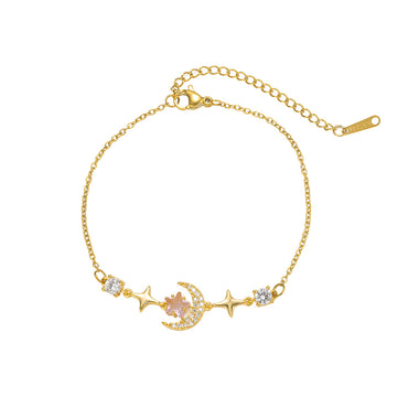[Love Lucky] Stern-Mond-Armband 