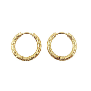 [Love Lucky] Vintage Rauten-Kreis-Ohrringe 